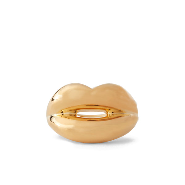 Solange - Women’s Hotlips Gold Vermeil - (Silver/Gold)