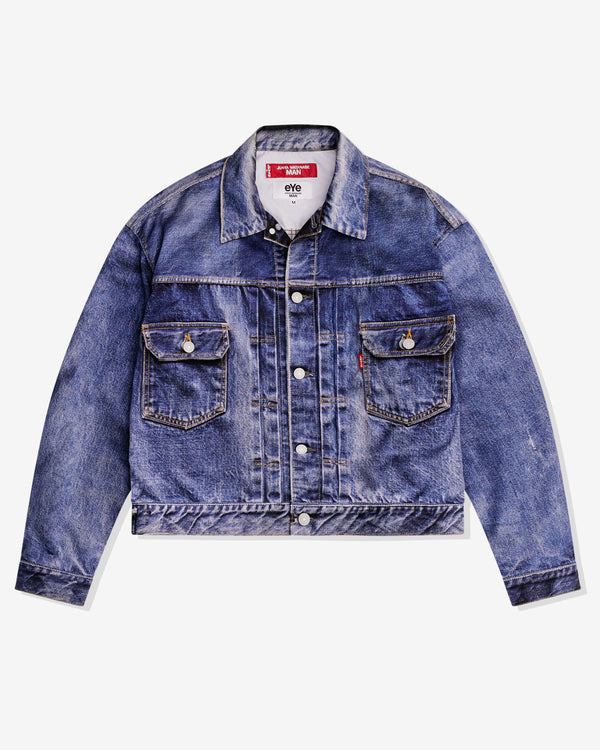 eYe Junya Watanabe MAN - Levi's BerBerJin Men's Inkjet Printed Jacket - (Indigo)
