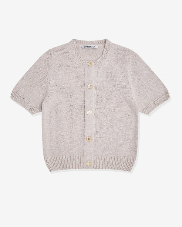 Our Legacy - Women's Shrunken Cardigan - (Oyster Cherub)