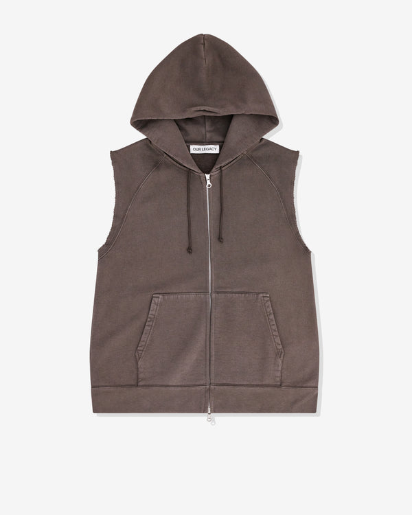 Our Legacy - Men's Motor Hood Vest - (French Sun Fade Hefty Fleece)