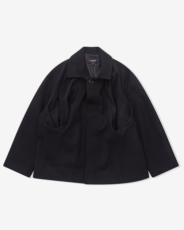Torishéju - Women's Wool Concave Jacket - (Black)